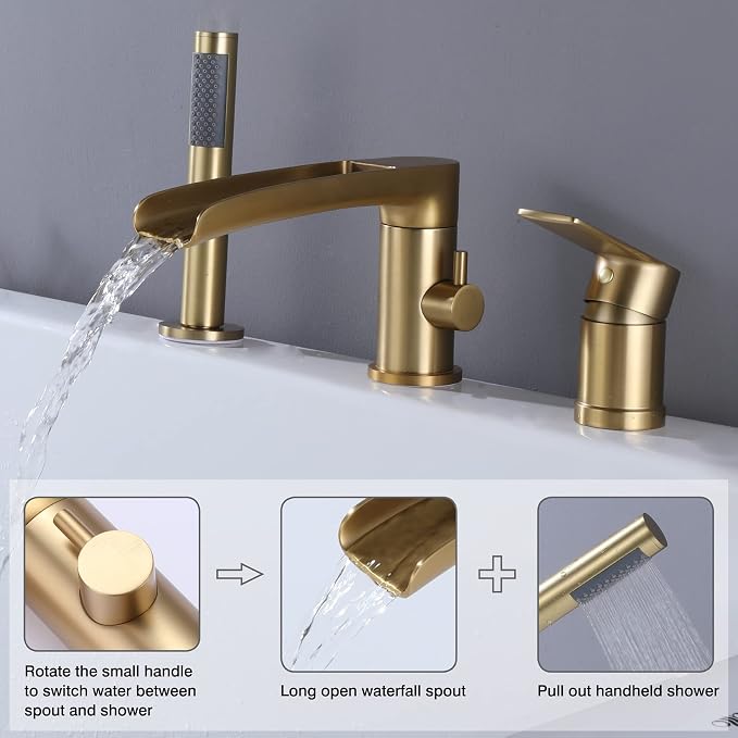 TapLong Waterfall Roman Tub Faucet - Image 4