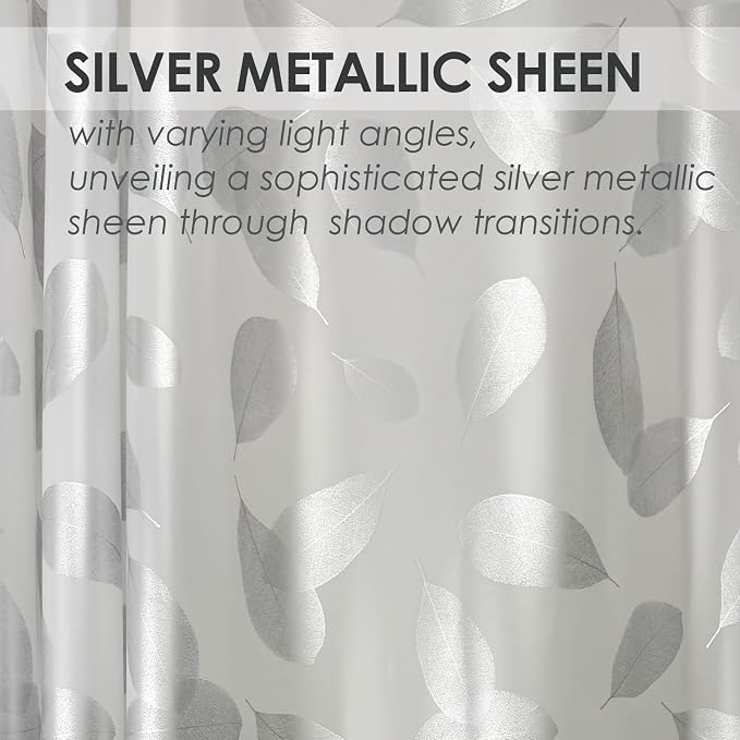Plastic Shower Curtain Liner, Waterproof Printed PEVA Shower Curtain - Image 4