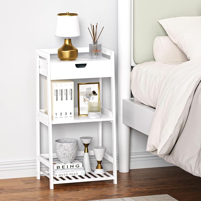 3 Tier Bamboo Bathroom Shelves - Image 5