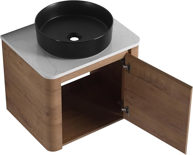 Malwee 24" Floating Bathroom Vanity - Image 8