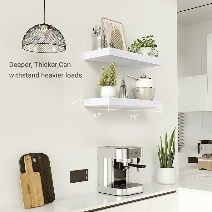 Vivelove 16 inch Floating Shelves - Image 3