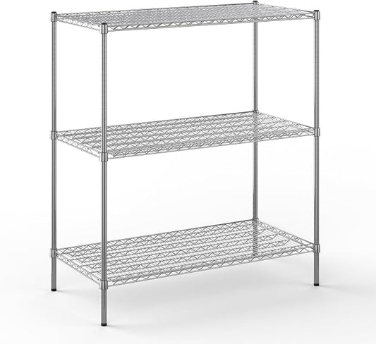 24" Deep x 48" Wide x 54" Height Wire Shelving Kit | 3-Tier | NSF Commercial by Regal+Altair