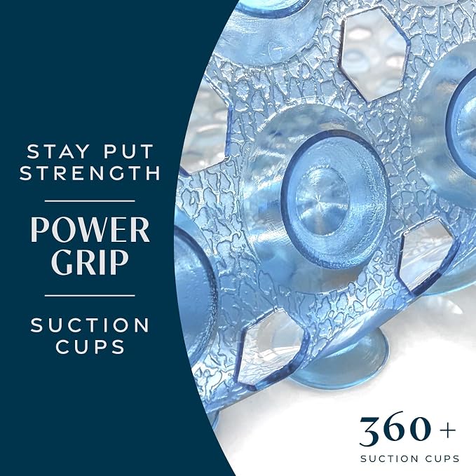 SlipX Solutions Power Grip Bathtub Safety Mat | Precision Grip Technology - Image 2