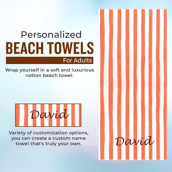 Personalized Passion Beach Towels - Image 2