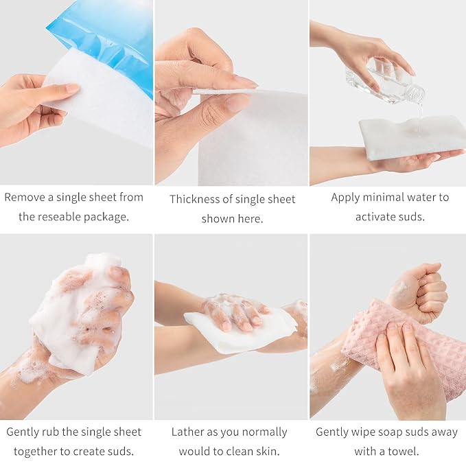 HYGIENJOY-21% Larger, No Rinse Bathing Wipes - Image 4
