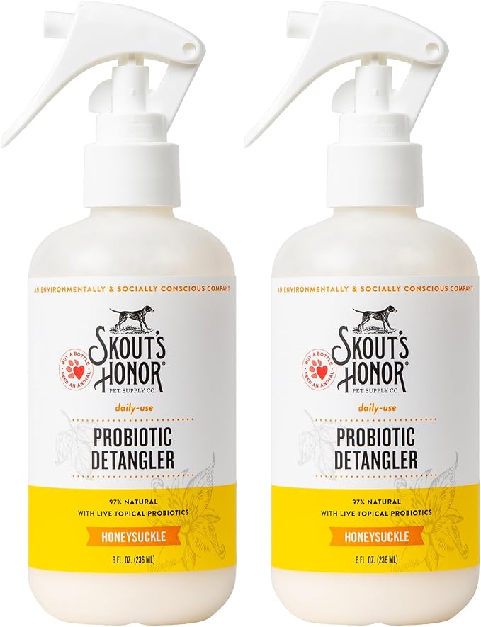 Skout's Honor Probiotic Pet Detangler Spray by SKOUTSHONOR