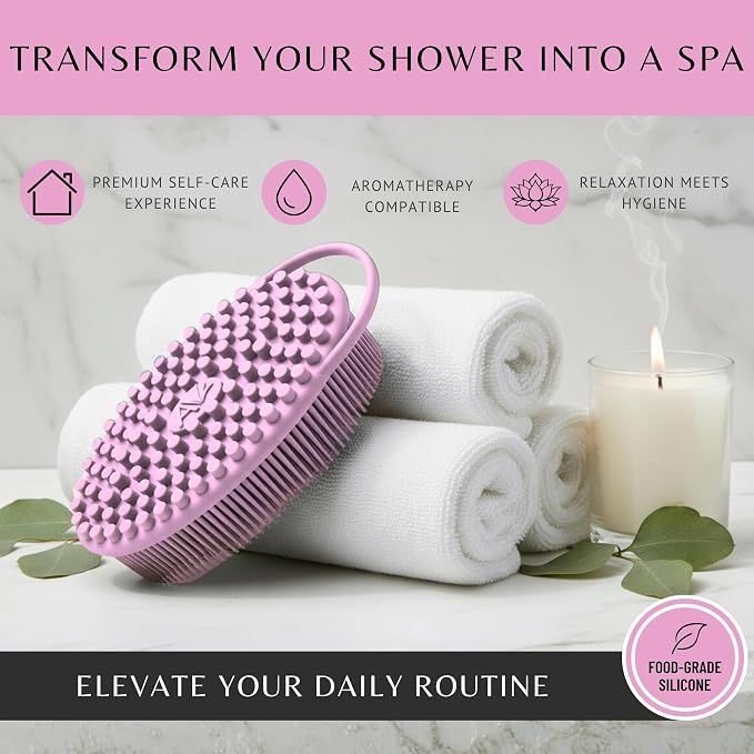 Silicone Body Scrubber for Shower - Image 7
