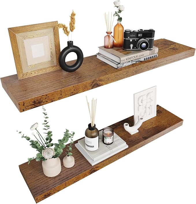Colima Bathroom Floating Shelves by Colima