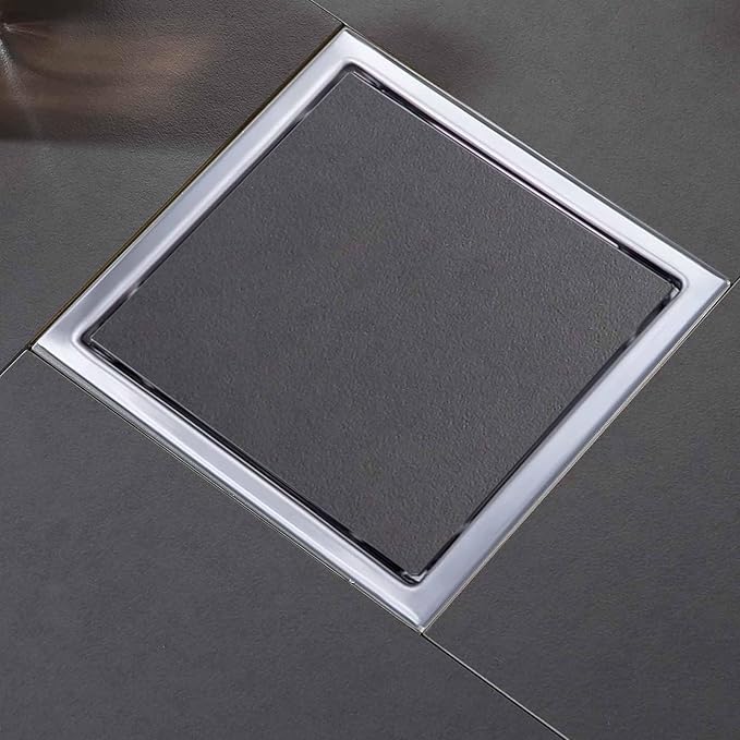 4 Inch Square Shower Floor Drain, Shower Drain Kit - Image 3
