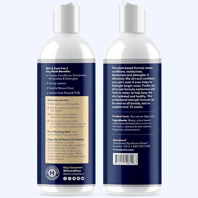 Honest Paws Dog Shampoo and Conditioner - Image 7