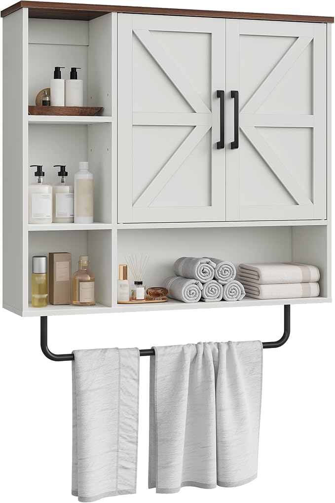 Bathroom Wall Cabinet, Medicine Cabinet Wall Mounted, Over Toilet Storage - Image 8