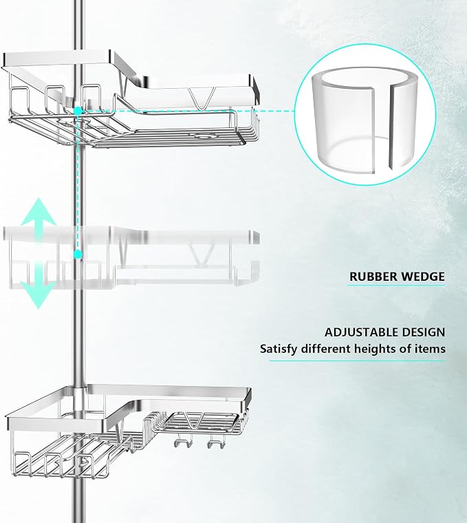 Shower Caddy Tension Pole - Image 2