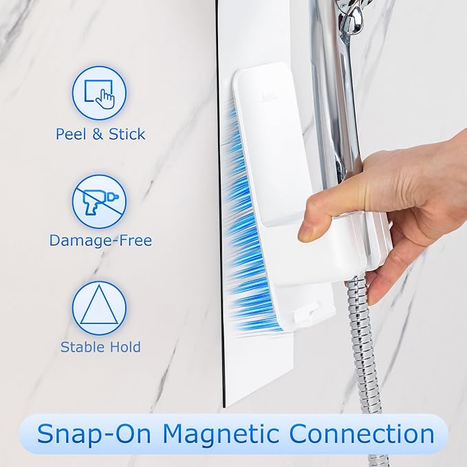 Modular Magnetic Handheld Shower Holder, 5-Section Customizable Sliding Rail - Image 2
