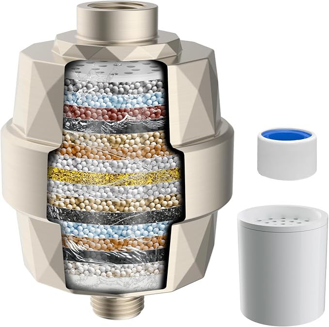 iFealClear Shower Head Filter, High Output Shower Filter by iFealClear