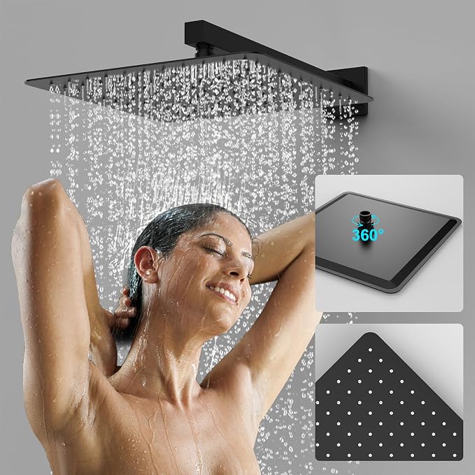 Shower System Modern Rain Brass Faucet Set - Image 5