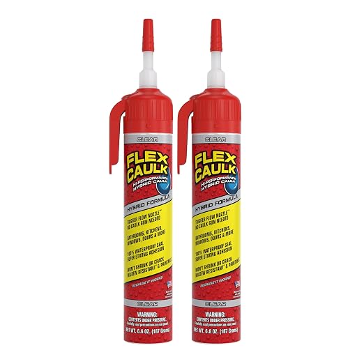 Flex Caulk, Waterproof & Weatherproof Hybrid Polymer Sealant, Baseboards by FlexSealProducts