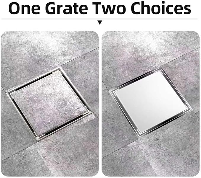 6-Inch Square Shower Drain Kit - Image 5