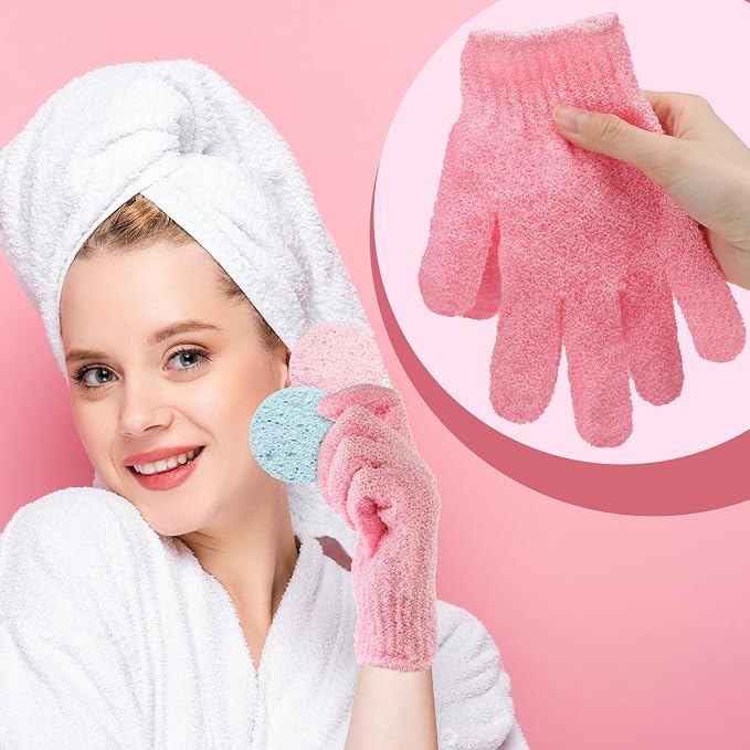 Tegeme 50 Pcs Exfoliating Gloves - Image 2