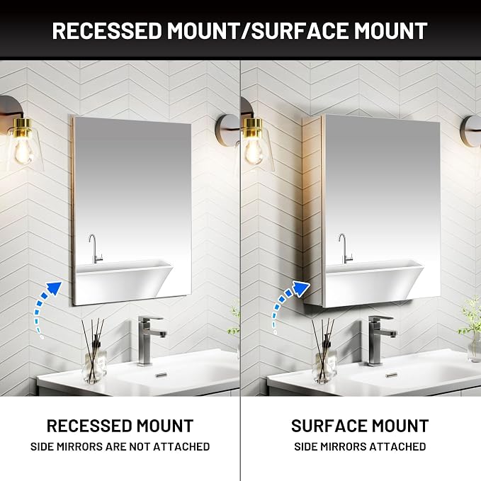 20 x 24 Medicine Cabinet Mirror - Image 5