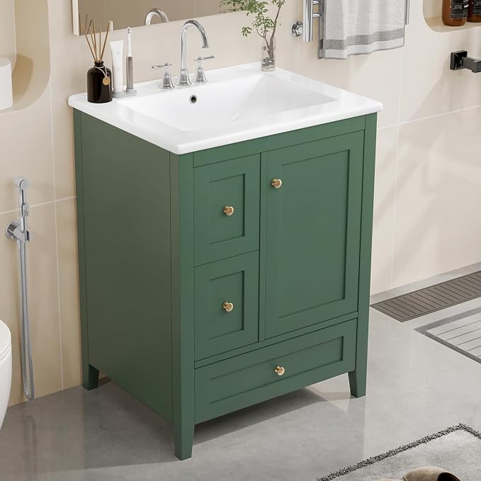Harper & Bright Designs 24" Bathroom Vanity - Image 3
