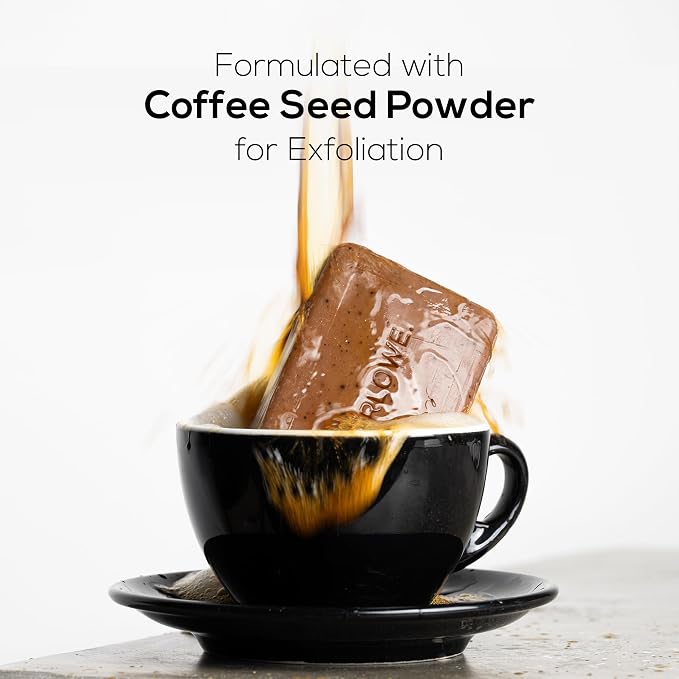 MARLOWE. No. 109 Coffee Bar Soap 7 oz, Body Scrub Soap - Image 3