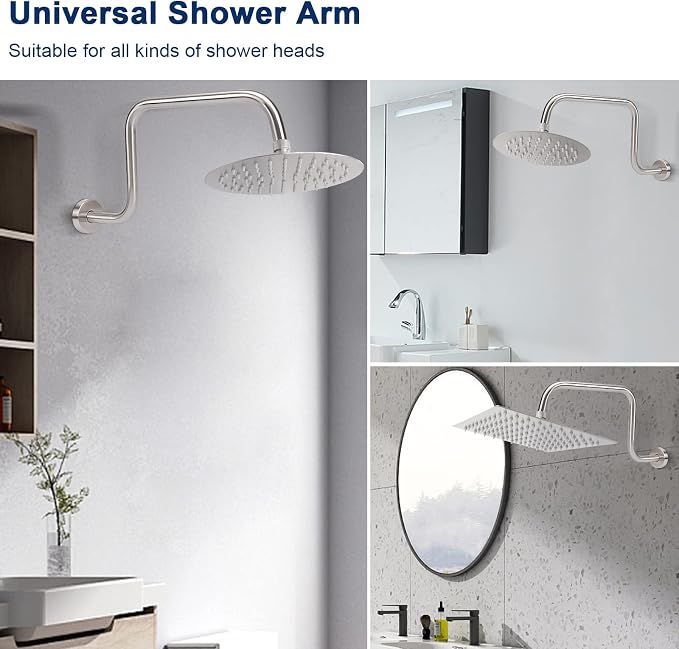 NearMoon S Shape Shower Extension Arm - Image 4