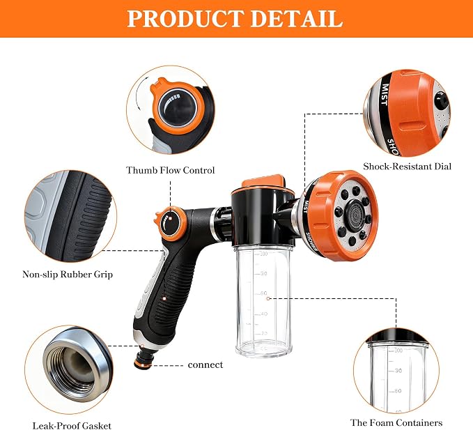 SCHITEC Upgraded Dog Wash Hose Attachment - Image 3