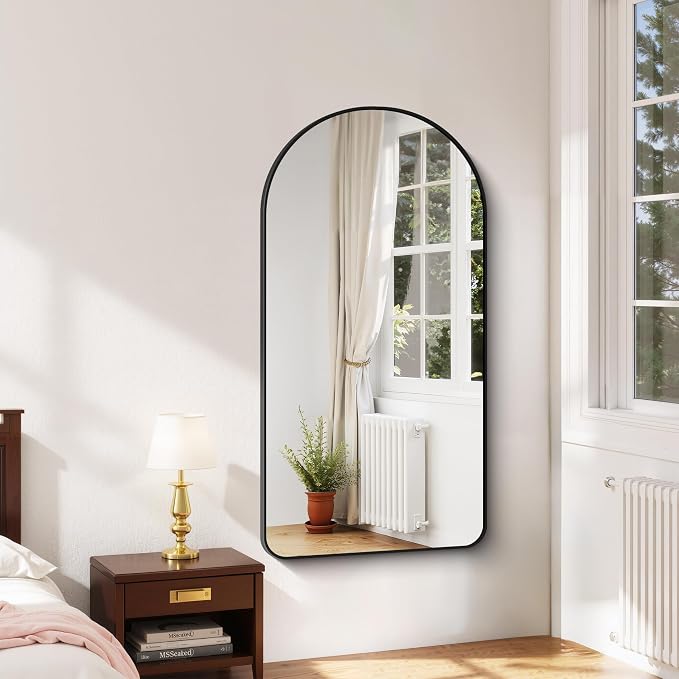 Arched Bathroom Mirror, Wall Mounted Mirror, Living Room, Vertically Hanging - Image 3