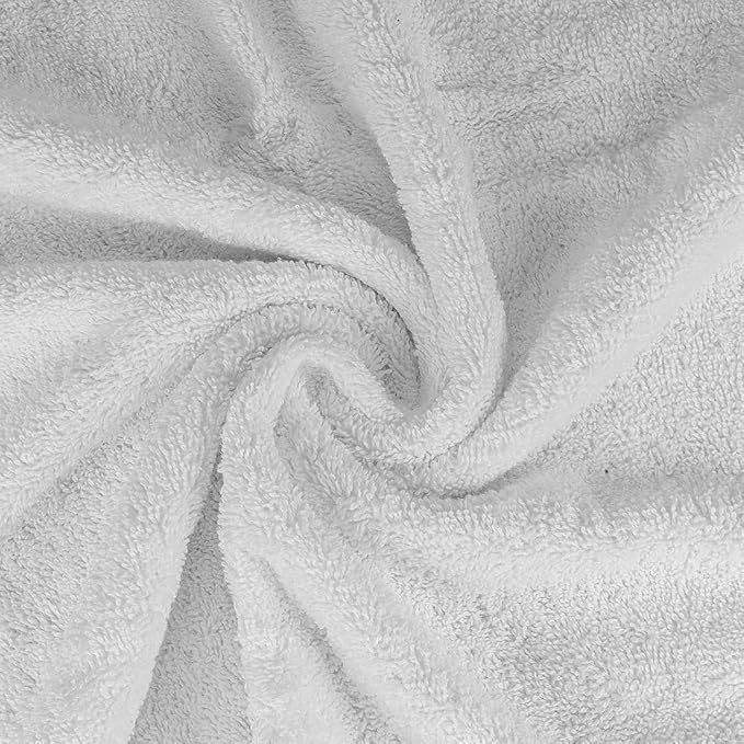 CASA COPENHAGEN Solitaire Mix 6 Pieces Towel Set- White + Black, 600 GSM 2Bath - Image 2
