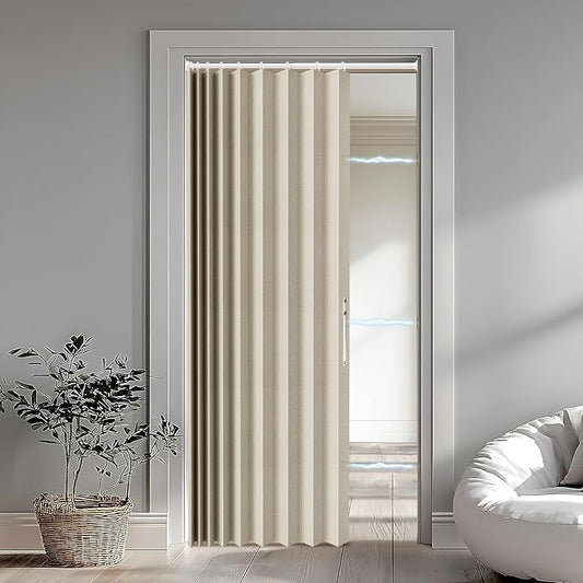 Accordion Door Curtain Set by JILRON
