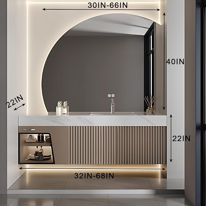 68IN Floating Bathroom Vanity - Image 2
