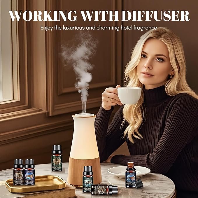 Hotel Diffuser Oils Gift Set, 6x10M Luxury Essential Oil - Image 5