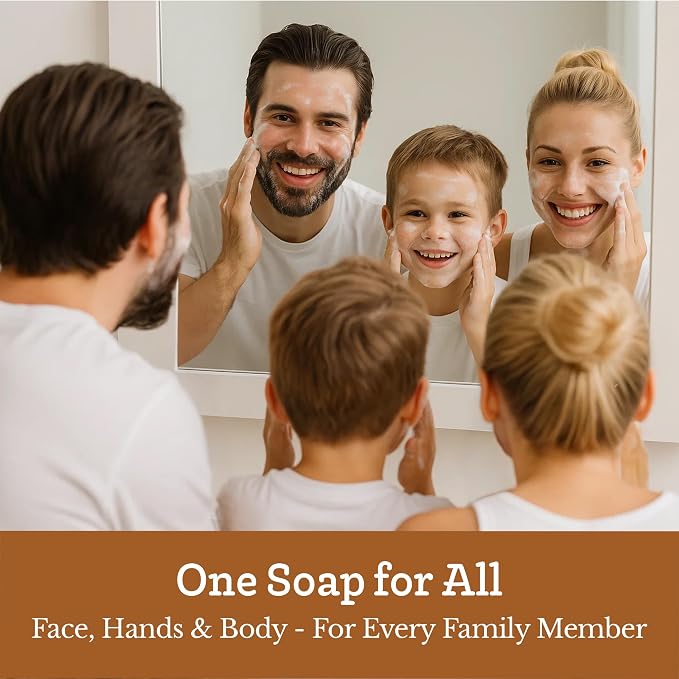 Southern Natural Oatmeal Soap Bar Unscented Goat Milk Soap Bars - Image 6