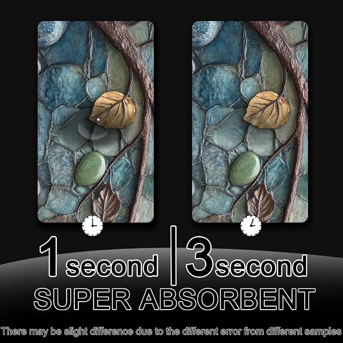 Bath Mat Rug, Mosaic-Stone Tree Non Slip Quick Dry Super Absorbent Thin - Image 6