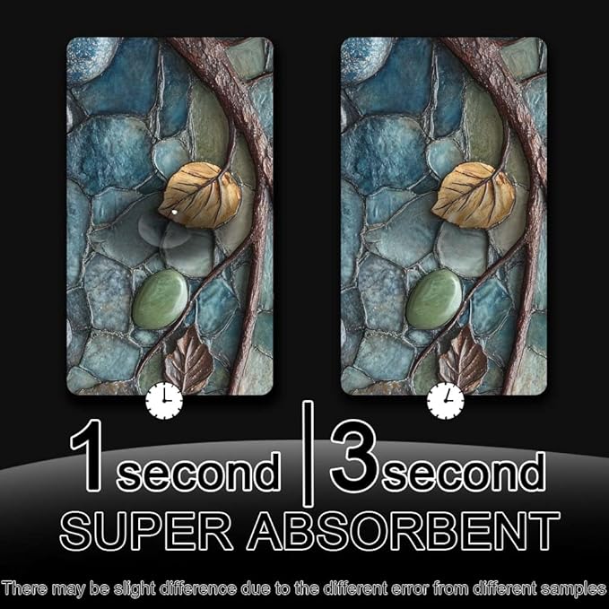 Bath Mat Rug, Mosaic-Stone Tree Non Slip Quick Dry Super Absorbent Thin - Image 6