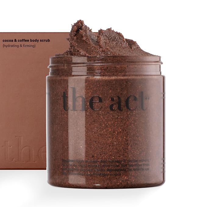 THE ACT Coffee Body Scrub with Salt & Cocoa – Exfoliating Scrub by theact