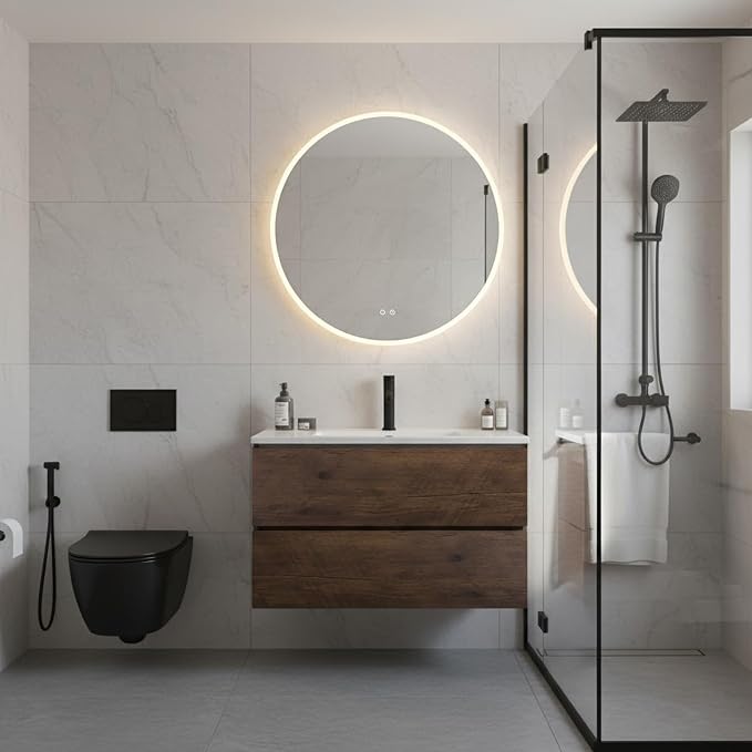 Wall Mounted Floating Bathroom Vanity - Image 7
