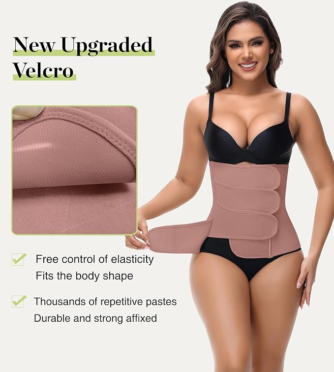 SHAPSHE Waist Trainer for Women Postpartum Recovery Wrap Waist Cincher Corset - Image 4
