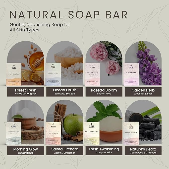 Handmade Women’s Body Soaps 5 OZ Pack of 4 – Long-Lasting Natural Bar Soap – - Image 3