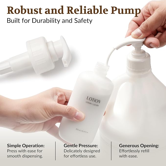 Gallon Shampoo Conditioner and Body Wash Refillable Set - Image 4