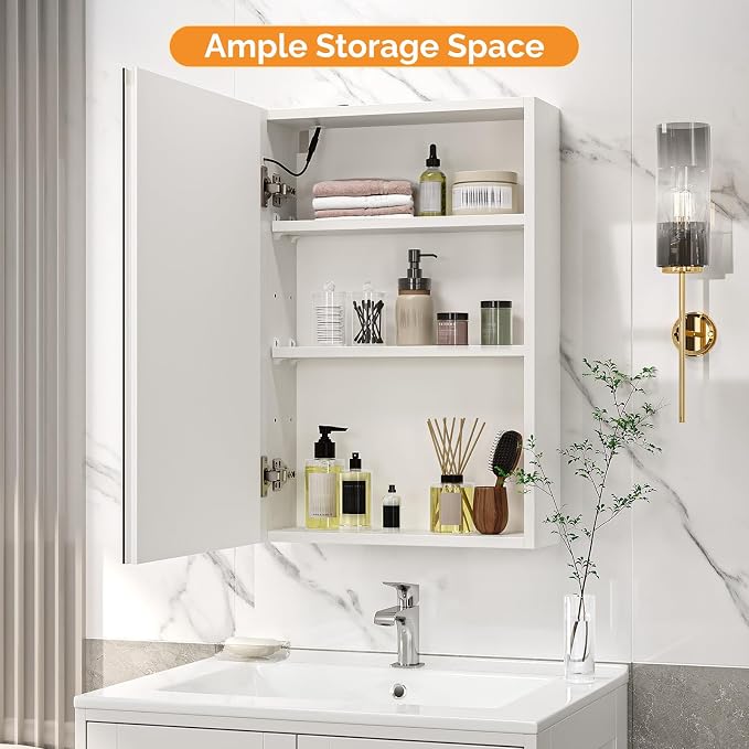 VINGLI 16Inch Medicine Cabinet - Image 5