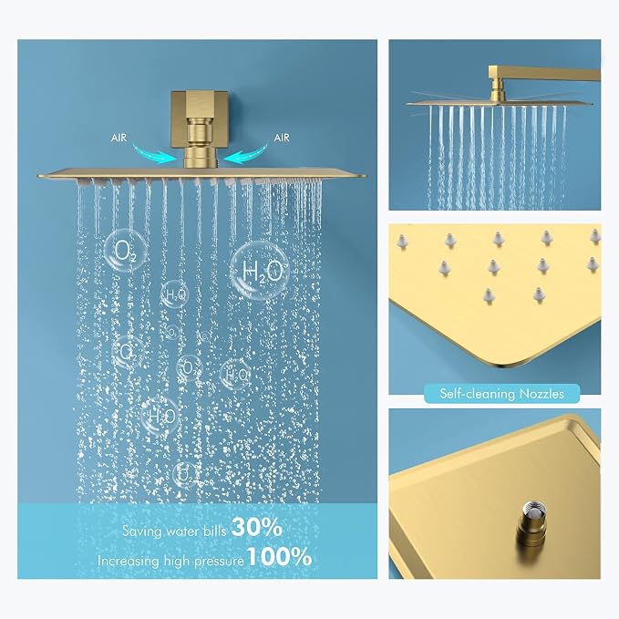 Brushed Gold Shower System - Image 4