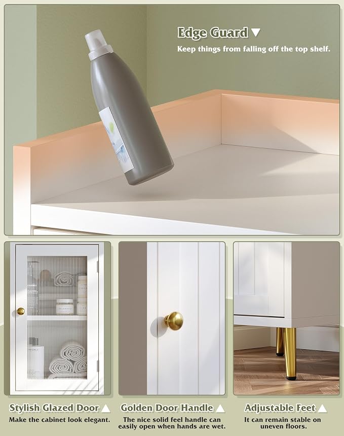 Bathroom Storage Cabinet, Bathroom Cabinet - Image 6