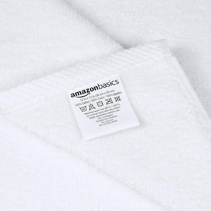 Amazon Basics Cotton Washcloths - Image 6