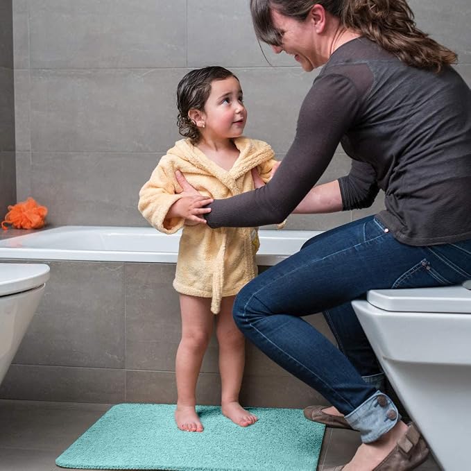 godehone Shower Mats Non Slip Without Suction Cups, PVC Loofah Bathroom Mats - Image 4