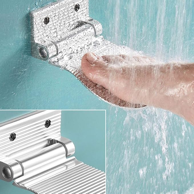 Shower Foot Rest, Modern Folding Foot Rest - Image 5