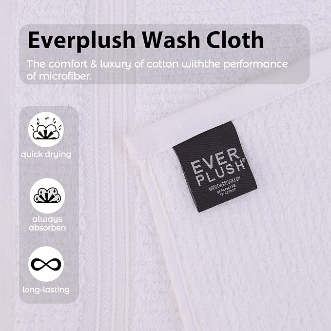 Everplush Youth Style Wash Cloth 6-Piece Combo - Image 2