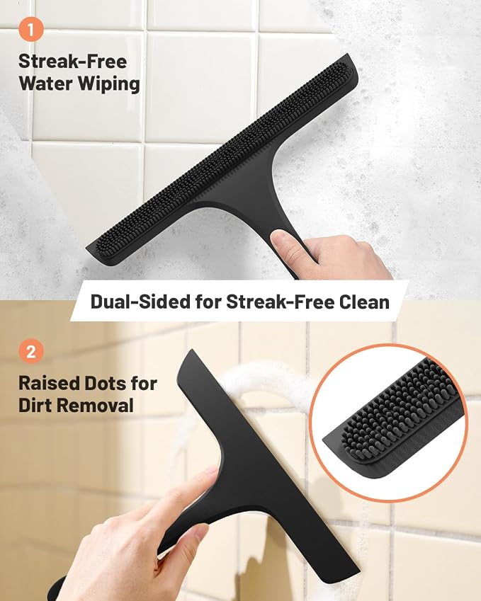 2-in-1 Silicone Shower Squeegee - Image 3