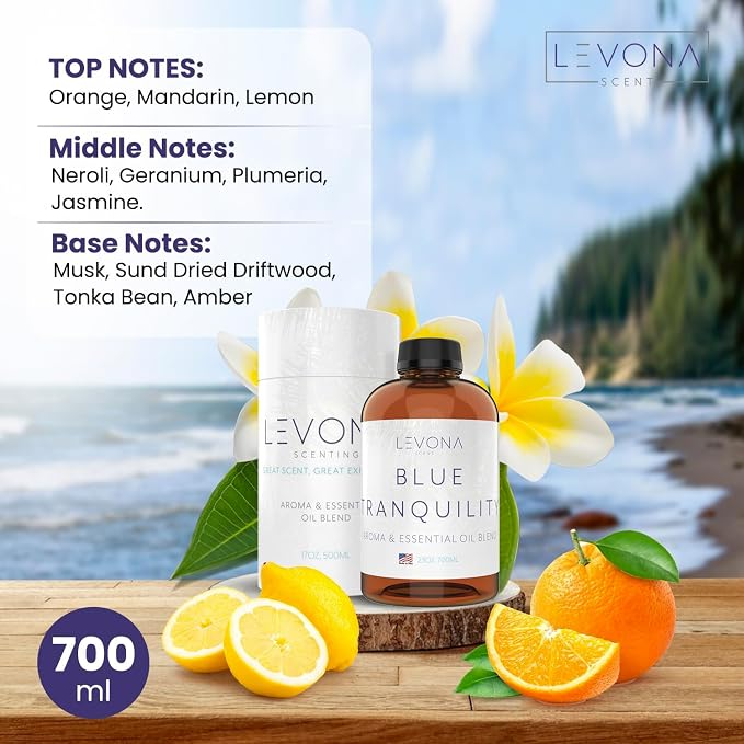 Levona Scent Pure Essential Oils: Blue Tranquility Essential Oils - Image 2
