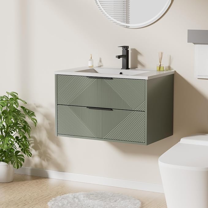 LUCKWIND 30" Floating Bathroom Vanity - Image 6